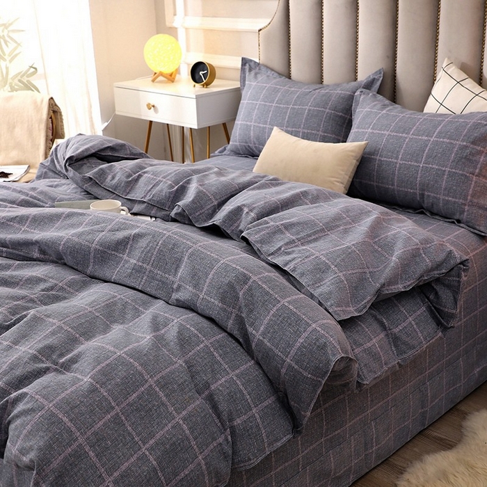 91家纺网 家纺一手货源 找家纺 晶缦家纺 2024新款典雅系-全棉活性磨毛多规格四件套 艺术格林