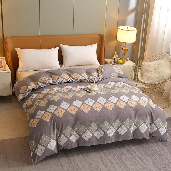 91家纺网 家纺一手货源 找家纺 晶缦家纺 2024新款典雅系-全棉活性磨毛多规格单品被套 寻梦