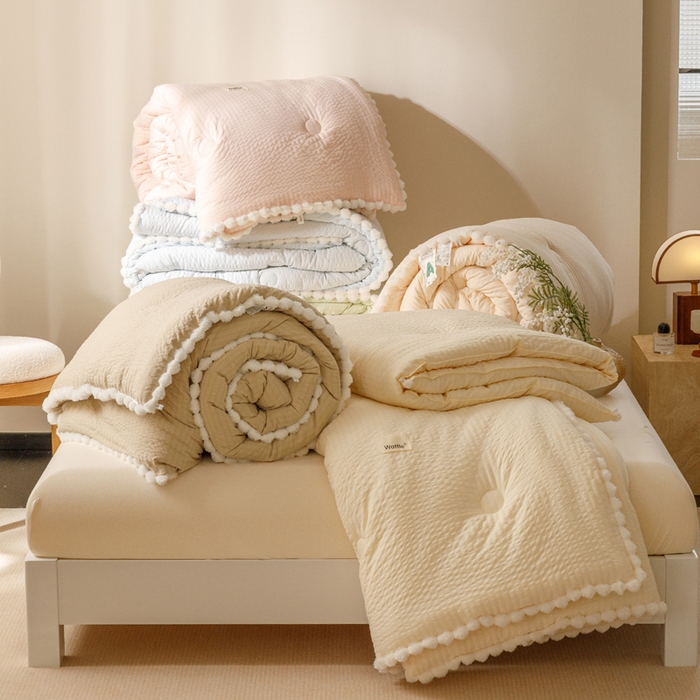 91家纺网 家纺一手货源 找家纺 （总）U被家纺 2025新款亲肤舒适糯糯兔毛冬被被子被芯