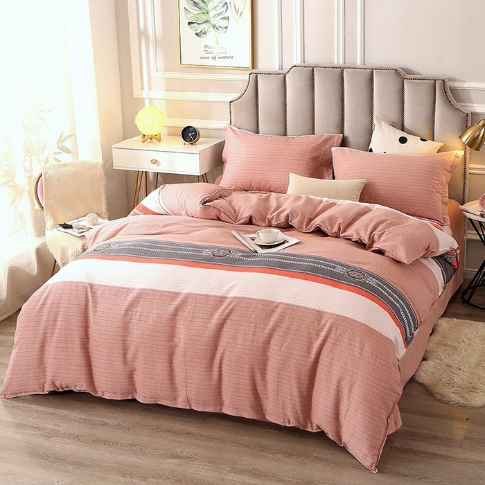 91家纺网 家纺一手货源 找家纺 晶缦家纺 2024新款典雅系-全棉活性磨毛多规格单品被套 雅颂