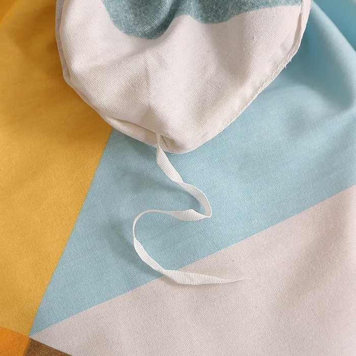 91家纺网 家纺一手货源 找家纺 晶缦家纺 2024新款典雅系-全棉活性磨毛多规格四件套 魔幻彩格