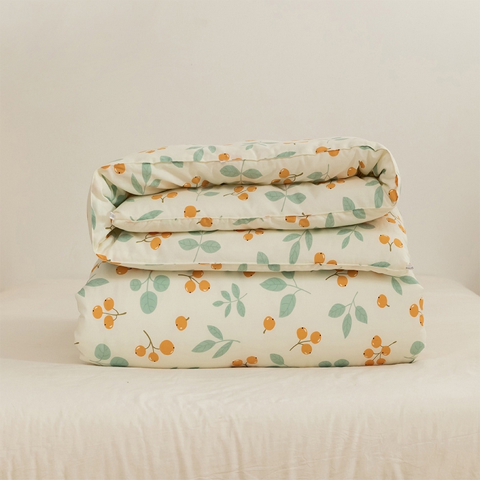 91家纺网 家纺一手货源 找家纺 莱福仕家纺 2024新款全棉13070四季被冬被被子被芯 春华秋实