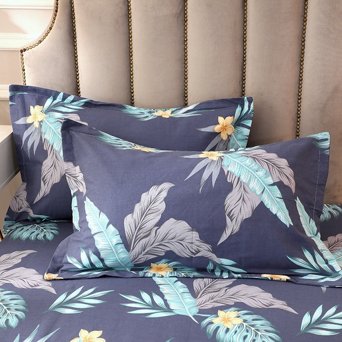 91家纺网 家纺一手货源 找家纺 晶缦家纺 2024新款典雅系-全棉活性磨毛多规格单品枕套 热带罗林