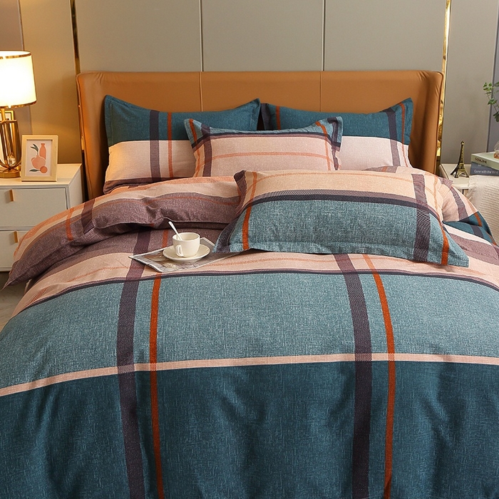 91家纺网 家纺一手货源 找家纺 晶缦家纺 2024新款典雅系-全棉活性磨毛多规格四件套 悠悠岁月