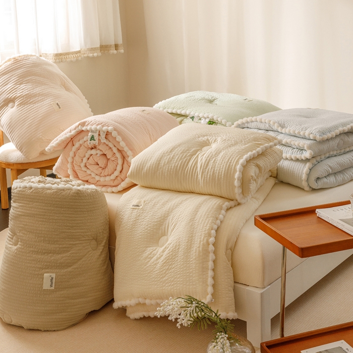 91家纺网 家纺一手货源 找家纺 （总）U被家纺 2025新款亲肤舒适糯糯兔毛冬被被子被芯