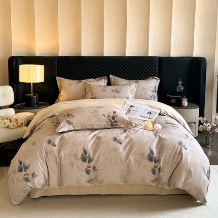 91家纺网 家纺一手货源 找家纺 （总）涵宸家纺 2024新款全棉磨毛数码印花四件套