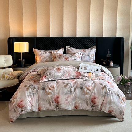 91家纺网 家纺一手货源 找家纺 （总）涵宸家纺 2024新款全棉磨毛数码印花四件套