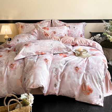 91家纺网 家纺一手货源 找家纺 （总）宜代光年 2024新款数码印花全棉磨毛四件套（产品控价小三件228，标准268，加大278，床笠款278）