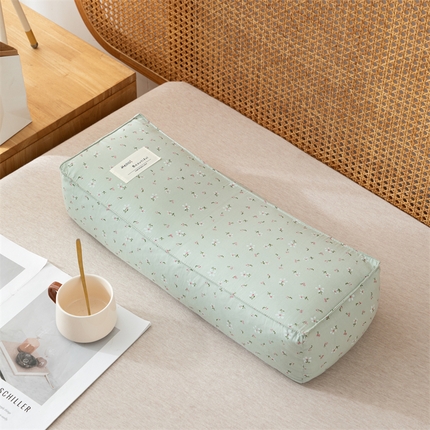 91家纺网 家纺一手货源 找家纺 （总）织布人 2024新款荞麦枕全棉小碎花宫廷长枕头硬枕全荞麦壳枕芯+枕套