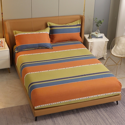 91家纺网 家纺一手货源 找家纺 （总）2024新款典雅系·活性全棉磨毛床笠 加厚保暖印花纯棉磨毛床笠单床笠单品床笠单件斜纹