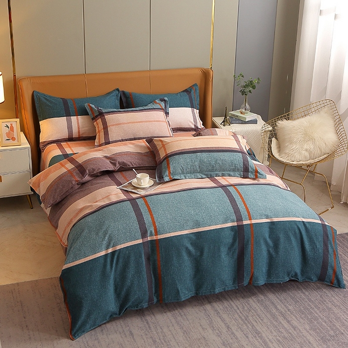 91家纺网 家纺一手货源 找家纺 晶缦家纺 2024新款典雅系-全棉活性磨毛多规格四件套 悠悠岁月