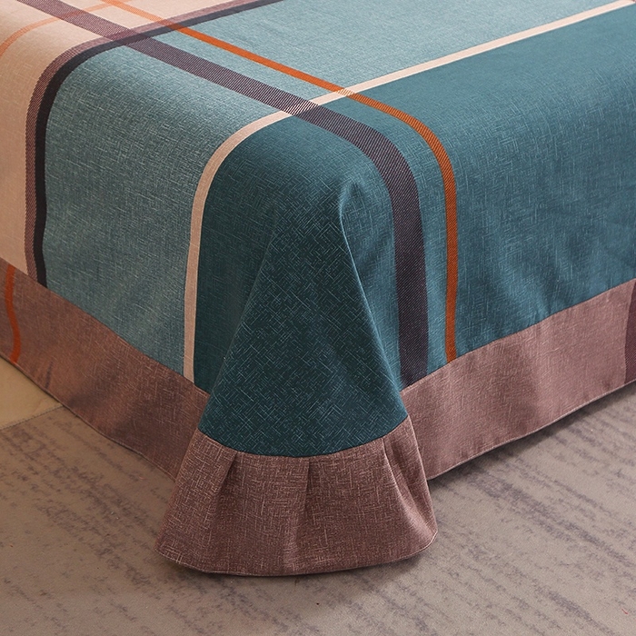 91家纺网 家纺一手货源 找家纺 晶缦家纺 2024新款典雅系-全棉活性磨毛多规格单品床单 悠悠岁月