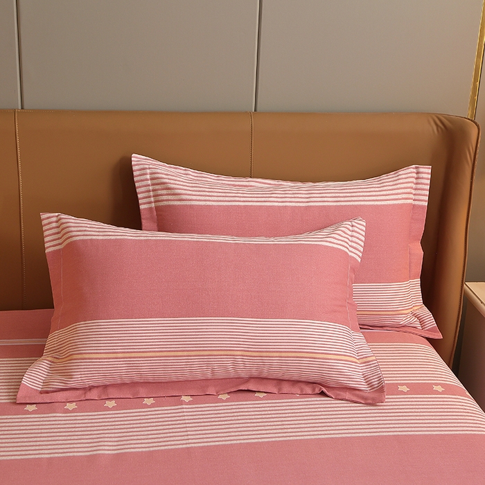 91家纺网 家纺一手货源 找家纺 （总）2024新款典雅系·加厚纯棉活性全棉磨毛枕套 印花保暖纯棉磨毛单品枕套单枕套单件一对装