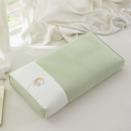 91家纺网 家纺一手货源 找家纺 （总）织布人 2024新款荞麦枕全棉精梳棉龙之韵方枕硬枕全荞麦壳枕头+枕套