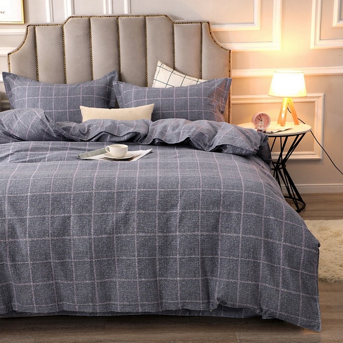 91家纺网 家纺一手货源 找家纺 晶缦家纺 2024新款典雅系-全棉活性磨毛多规格单品被套 艺术格林