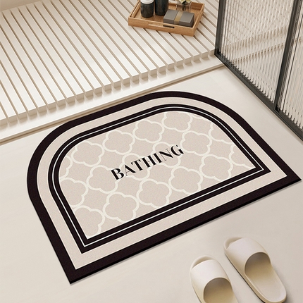 91家纺网 家纺一手货源 找家纺 （总）卡初家居（原微来） 2025新款奶油风硅藻泥吸水地垫