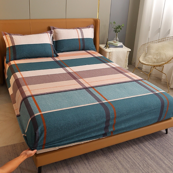 91家纺网 家纺一手货源 找家纺 晶缦家纺 2024新款典雅系-全棉活性磨毛多规格单品床笠 悠悠岁月