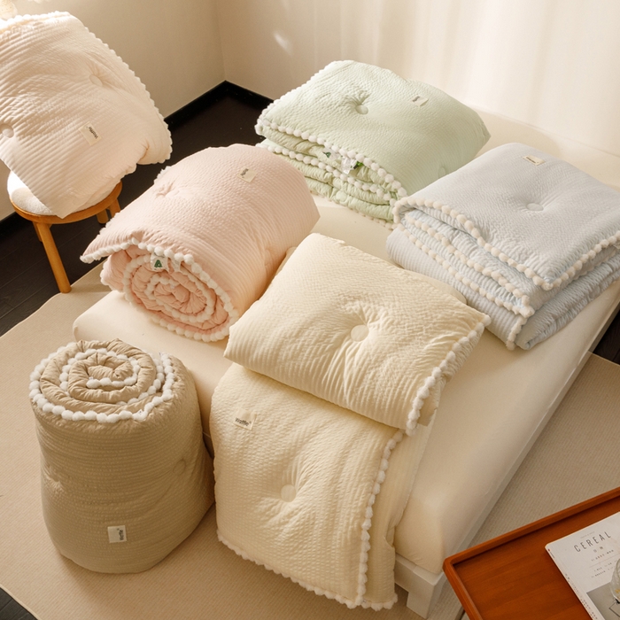 91家纺网 家纺一手货源 找家纺 （总）U被家纺 2025新款亲肤舒适糯糯兔毛冬被被子被芯