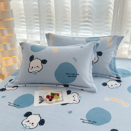 91家纺网 家纺一手货源 找家纺 （总）翎盈家纺 2024新款加厚高克重牛奶绒枕套枕头套