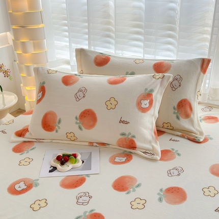 91家纺网 家纺一手货源 找家纺 （总）翎盈家纺 2024新款加厚高克重牛奶绒枕套枕头套