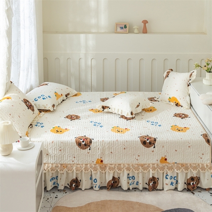 91家纺网 家纺一手货源 找家纺 （总）美优兰 2025秋冬新款牛奶绒榻榻米垫床盖（可定制）