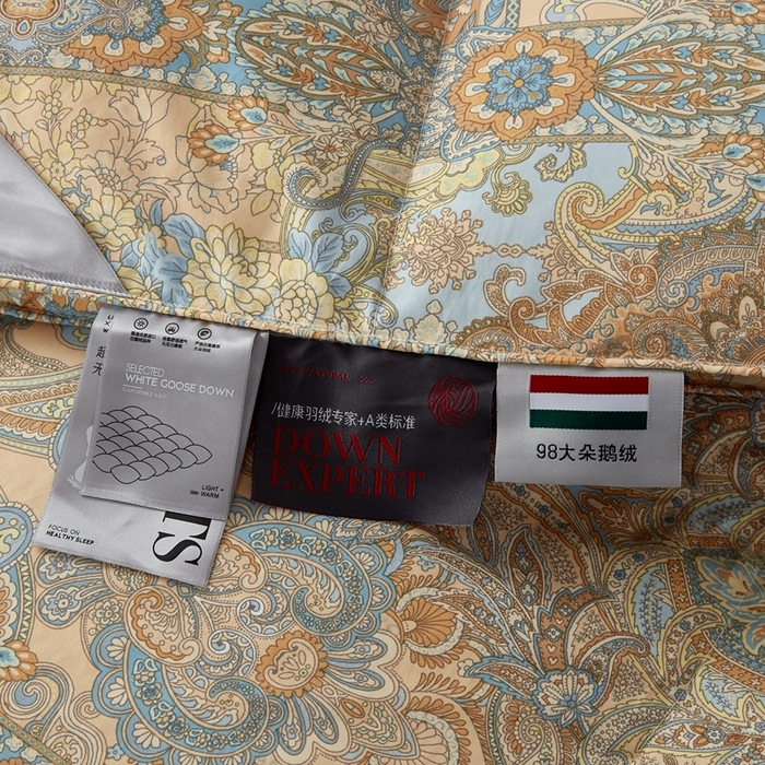91家纺网 家纺一手货源 找家纺 （总）静若居羽绒被壳 2024新款糯棉印花单层羽绒被壳软糯静音羽绒被壳厂家直销