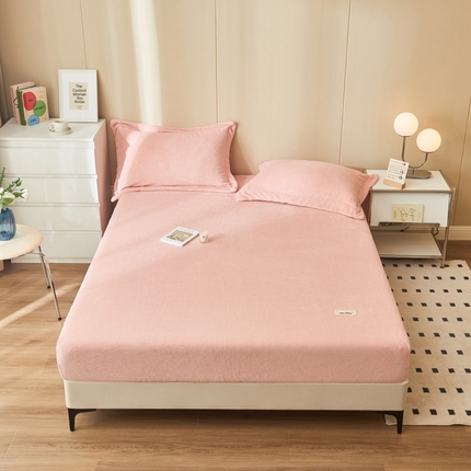 91家纺网 家纺一手货源 找家纺 （总）吾诺 2024 华夫格牛奶绒单床笠单品