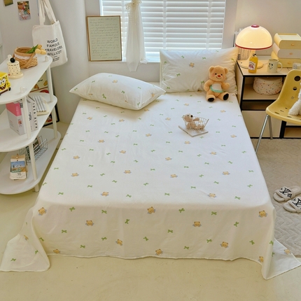 91家纺网 家纺一手货源 找家纺 （总）TT.one 塔塔家居 2025新款卡通风全棉印花单床单