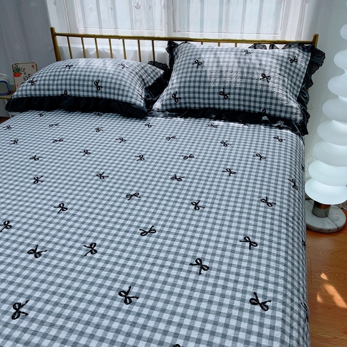 91家纺网 家纺一手货源 找家纺 2024新款亲肤舒适法式床盖三件套 芳菲