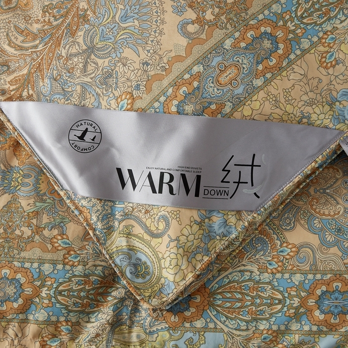 91家纺网 家纺一手货源 找家纺 （总）静若居羽绒被壳 2024新款糯棉印花单层羽绒被壳软糯静音羽绒被壳厂家直销