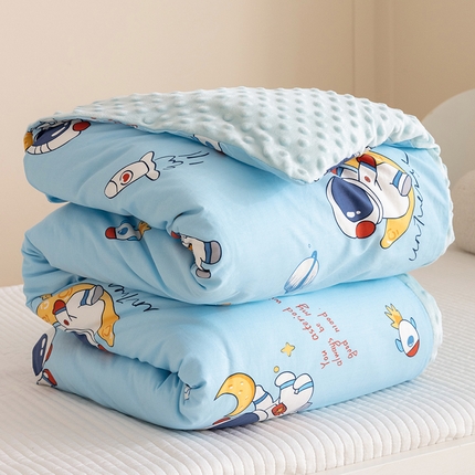 91家纺网 家纺一手货源 找家纺 （总）嗨生活 2025新款全棉豆豆被儿童豆豆被春秋被冬被幼儿园可拆款被子