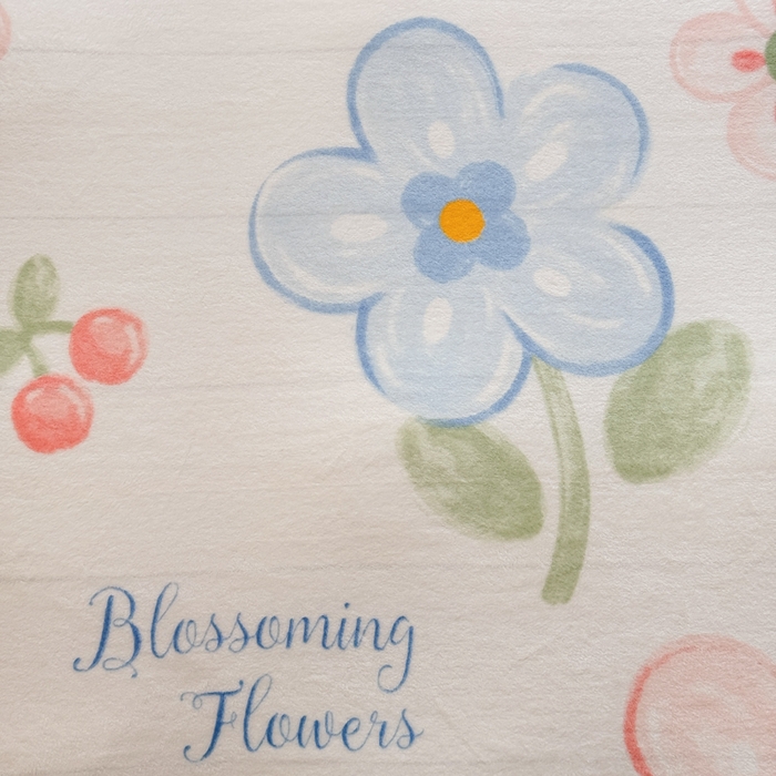 91家纺网 家纺一手货源 找家纺 妖妖家纺 2024新款高克重200克印花牛奶绒四件套 乐享花开