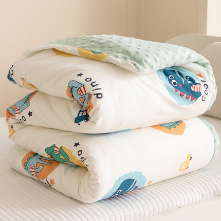 91家纺网 家纺一手货源 找家纺 （总）嗨生活 2025新款全棉豆豆被儿童豆豆被春秋被冬被幼儿园可拆款被子
