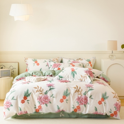 91家纺网 家纺一手货源 找家纺 （总）卓越 2025新款128*68全棉印花四件套