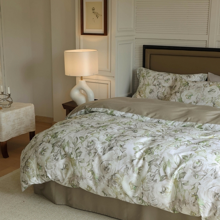 91家纺网 家纺一手货源 找家纺 久典家居 2024新款60S天丝棉数码磨毛四件套 左岸故事