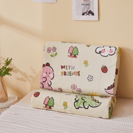 91家纺网 家纺一手货源 找家纺 （总）翎盈家纺 2024新款加厚高克重牛奶绒枕套乳胶枕专用枕套枕头套