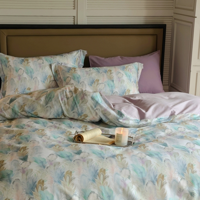 91家纺网 家纺一手货源 找家纺 久典家居 2024新款60S天丝棉数码磨毛四件套 漫行