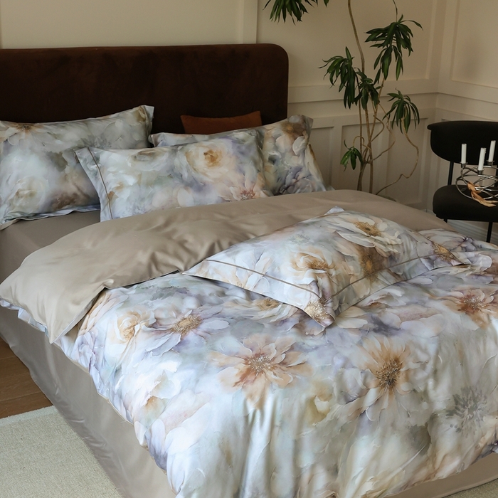 91家纺网 家纺一手货源 找家纺 久典家居 2024新款60S天丝棉数码磨毛四件套 萨曼莎