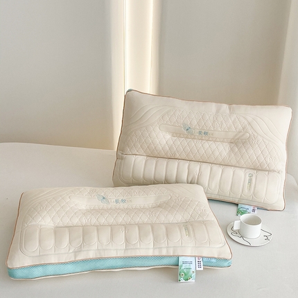 91家纺网 家纺一手货源 找家纺 （总）浩宇家纺 2025新款冰丝乳胶枕芯蝴蝶系列舒适护颈枕枕头芯家用成人整头