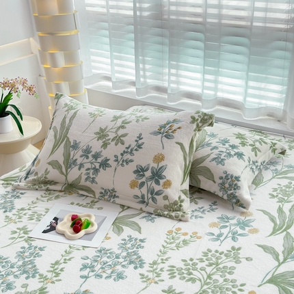 91家纺网 家纺一手货源 找家纺 （总）翎盈家纺 2024新款加厚高克重牛奶绒枕套枕头套