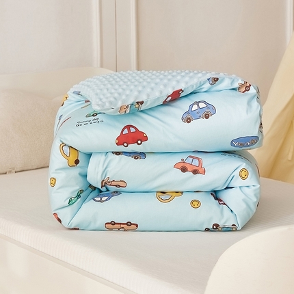 91家纺网 家纺一手货源 找家纺 （总）嗨生活 2025新款全棉豆豆被儿童豆豆被春秋被冬被幼儿园可拆款被子