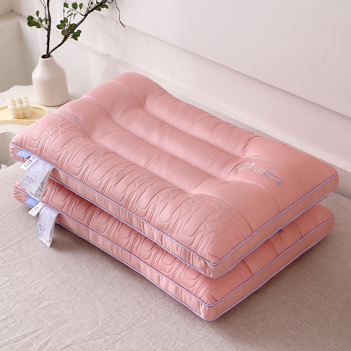 91家纺网 家纺一手货源 找家纺 （总）天意美枕芯 2024新款硅秘深睡枕枕头枕芯