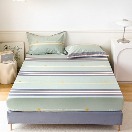 91家纺网 家纺一手货源 找家纺 （总1）卓越 工厂直营新款128*68全棉印花斜纹单床笠