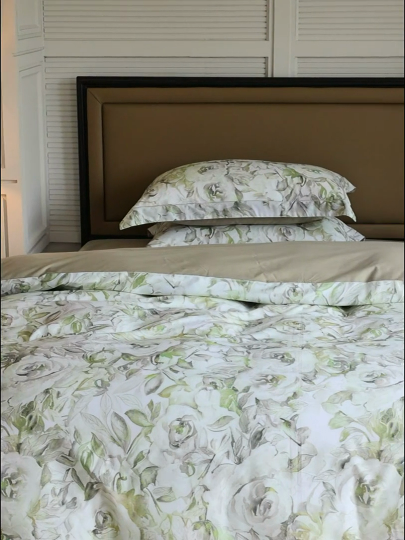 91家纺网 家纺一手货源 找家纺 久典家居 2024新款60S天丝棉数码磨毛四件套 左岸故事