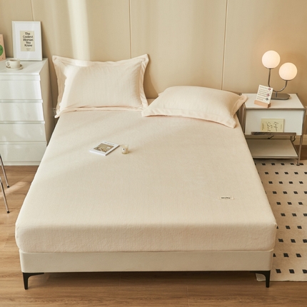 91家纺网 家纺一手货源 找家纺 （总）吾诺 2024 华夫格牛奶绒单床笠单品