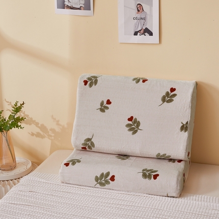 91家纺网 家纺一手货源 找家纺 （总）翎盈家纺 2024新款加厚高克重牛奶绒枕套乳胶枕专用枕套枕头套