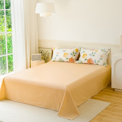 91家纺网 家纺一手货源 找家纺 （总1）卓越 工厂直营新款128*68全棉印花斜纹单床单