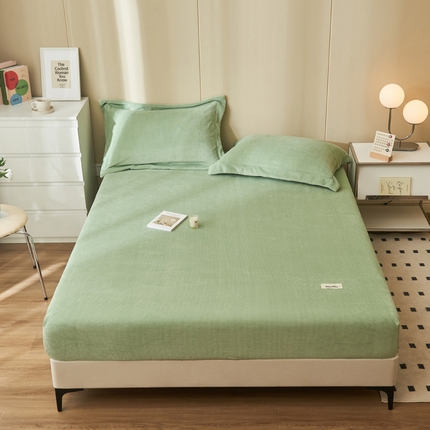 91家纺网 家纺一手货源 找家纺 （总）吾诺 2024 华夫格牛奶绒单床笠单品