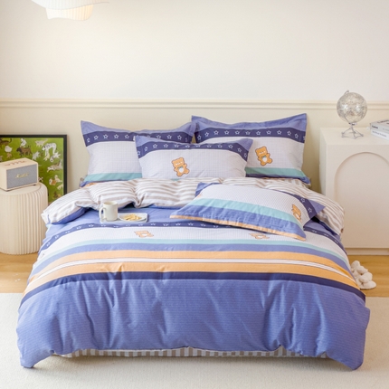 91家纺网 家纺一手货源 找家纺 （总）卓越 2025新款128*68全棉印花四件套