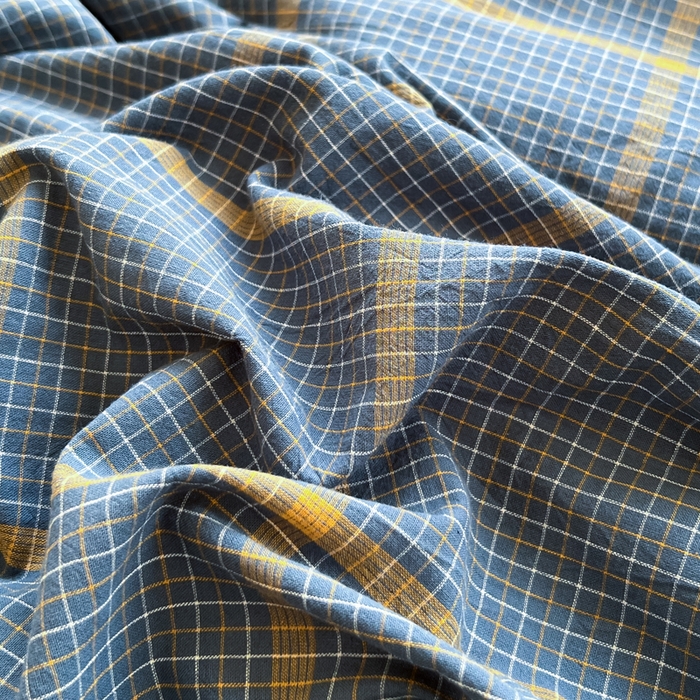 91家纺网 家纺一手货源 找家纺 2024最新无印良品风双拼全棉色织水洗棉加牛奶绒四件套简约全棉拼牛奶绒 棉+绒-瓦尔灰